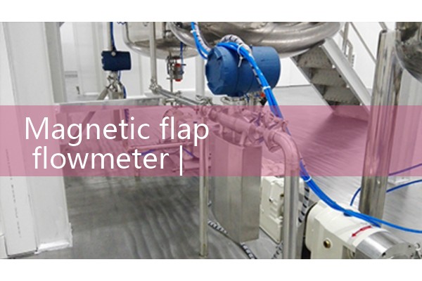 Magnetic flap flowmeter